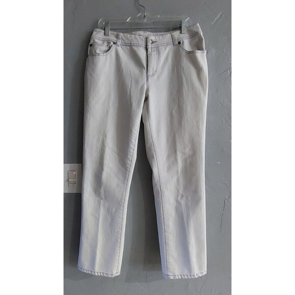 Chico's Pants Jeans Women Size 0,Pockers, 30 Inch Waist, 27 Inseam, Straingh Leg - Picture 5 of 8